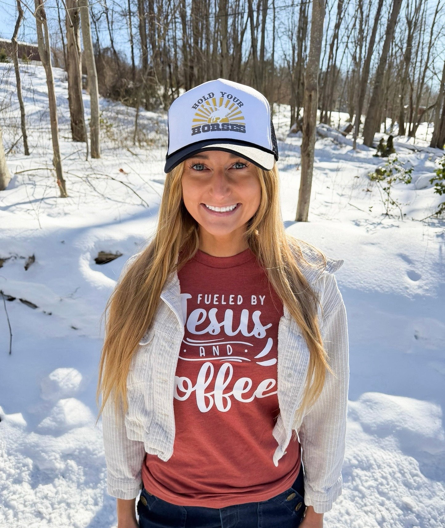Fueled By Jesus And Coffee Shirt