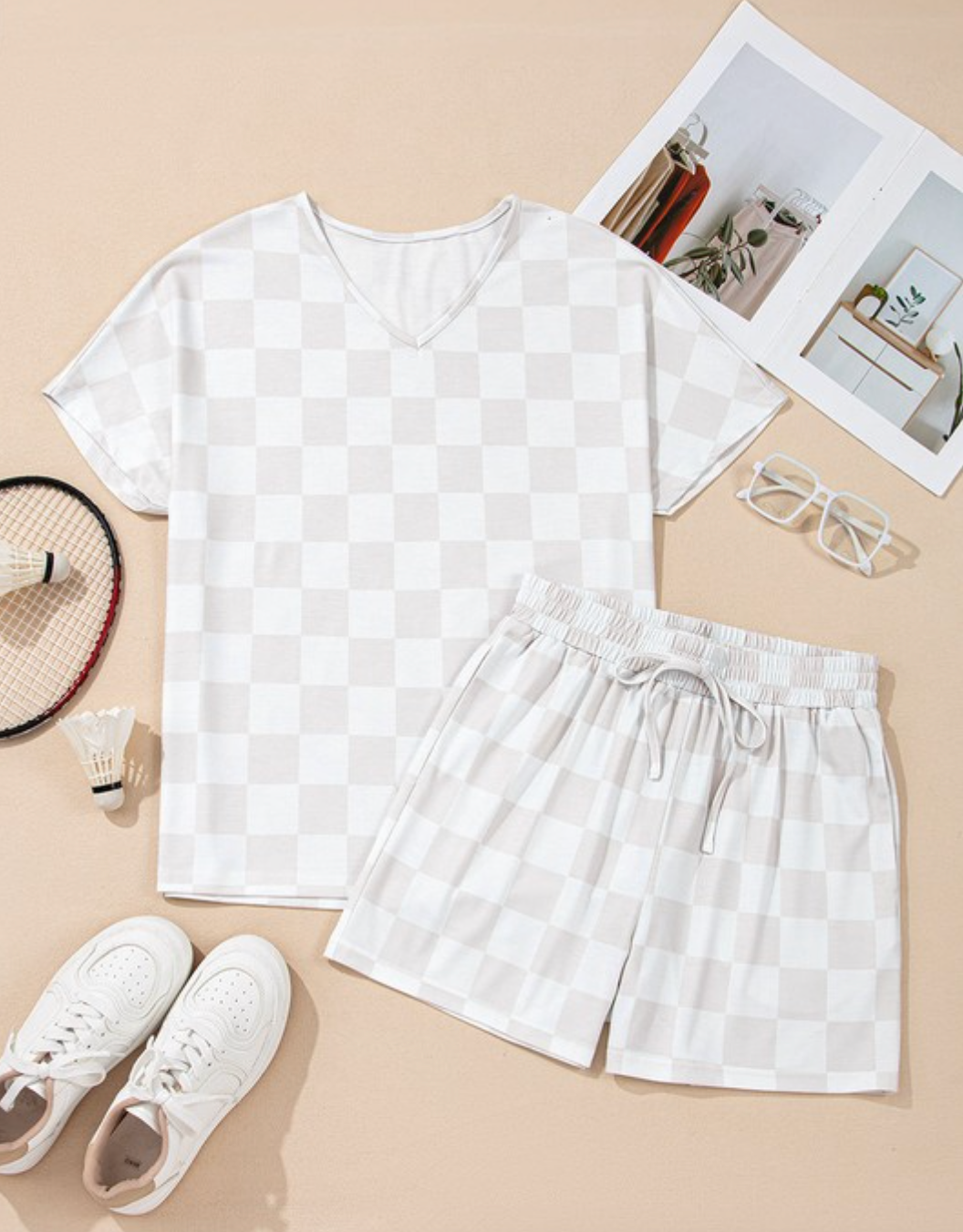 Checkered Charm Set