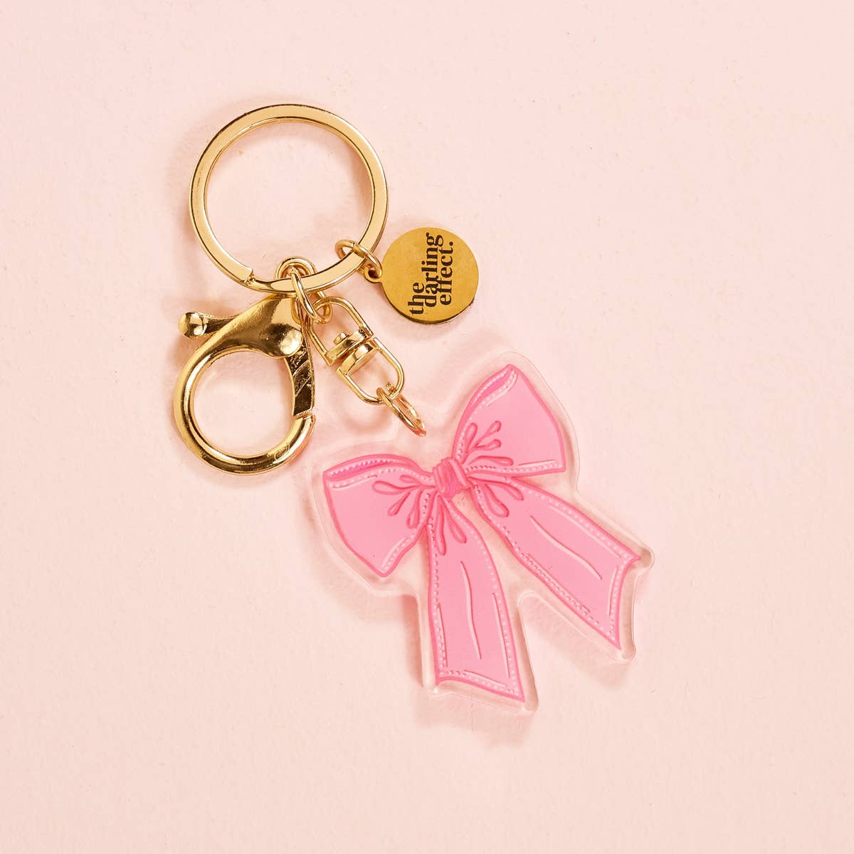 Acrylic Bow Keychain