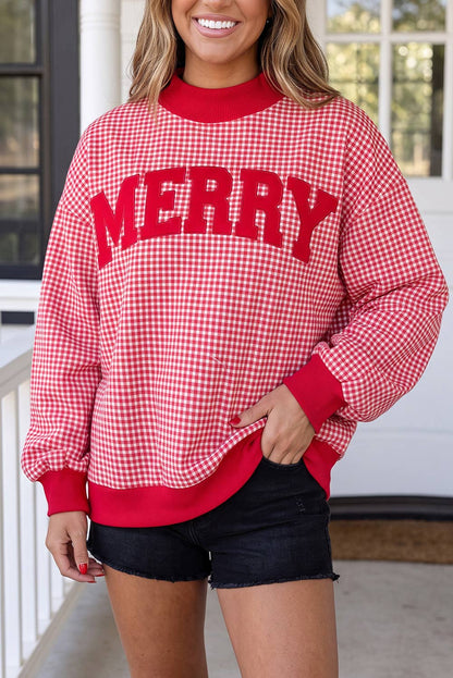 Merry Mock Neck Sweatshirt