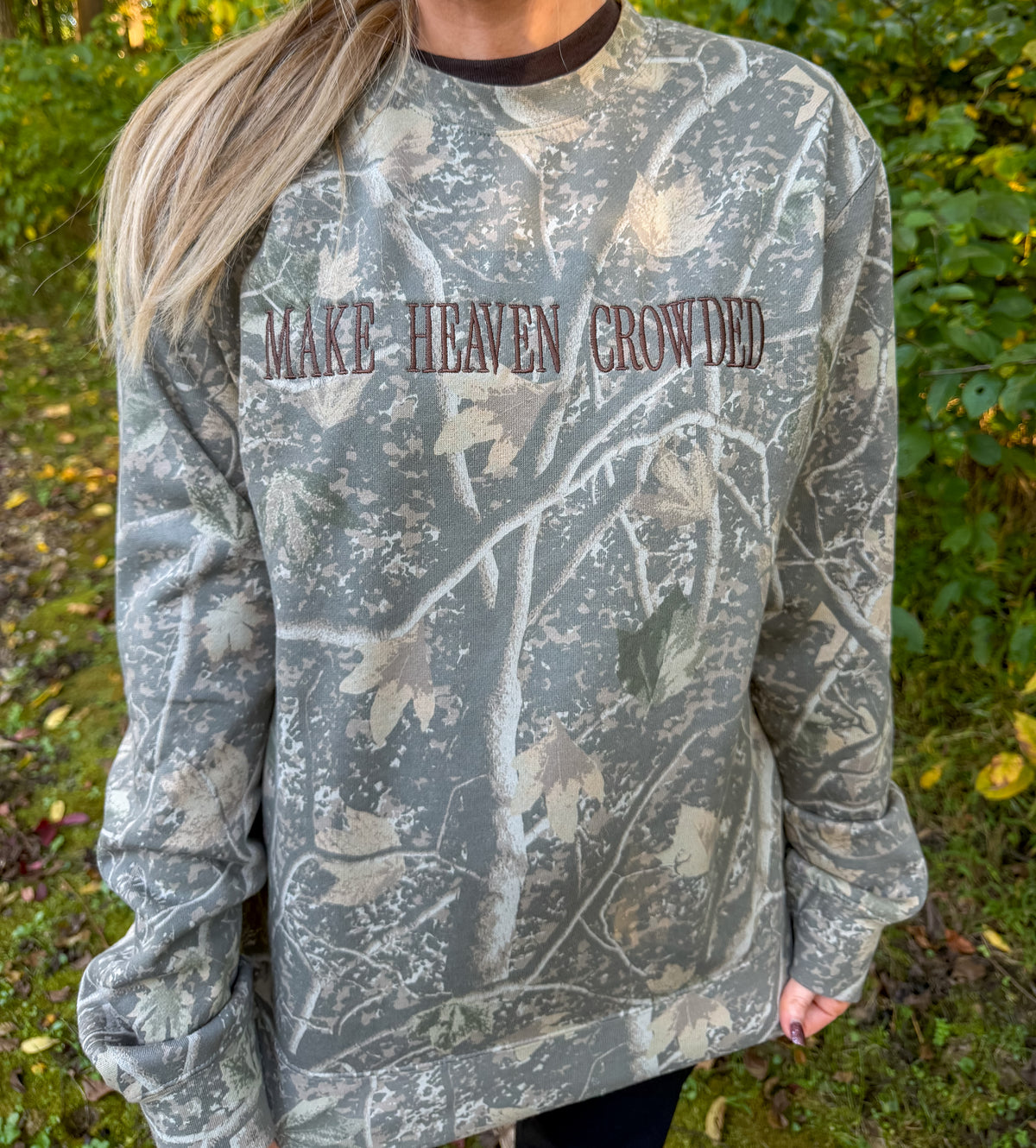 Make Heaven Crowded Crewneck