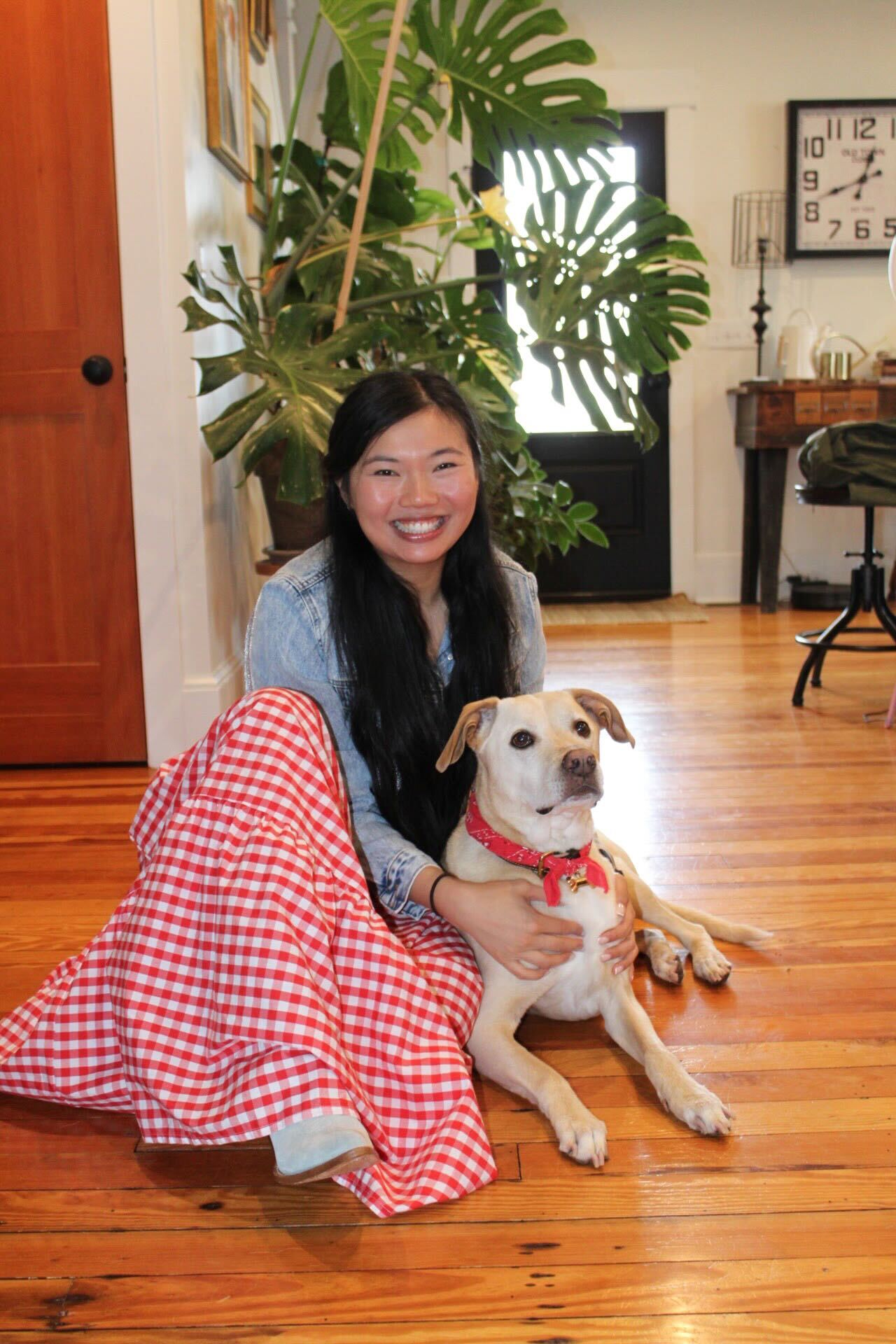 Cherry Pie Gingham Maxi Dress