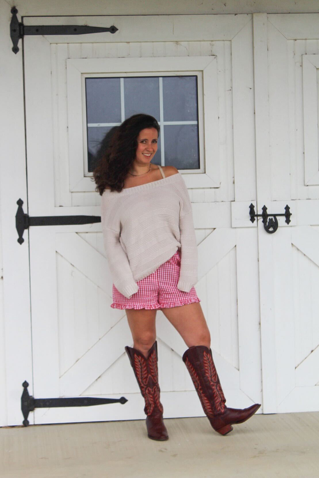 Sweet Gingham Ruffle Shorts