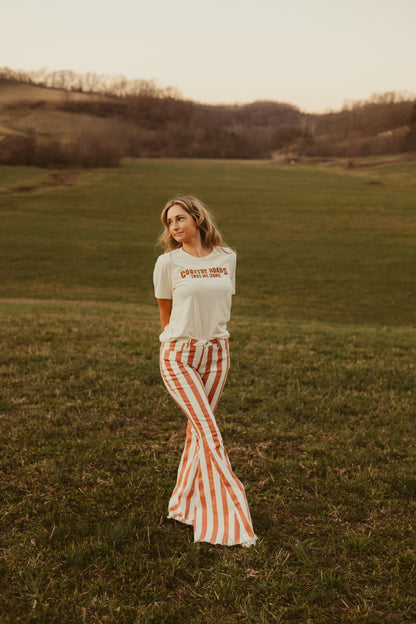 Daydreamer Striped Bell Bottoms