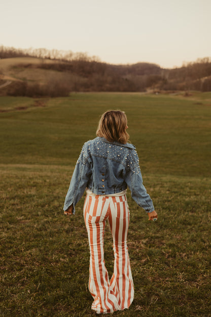 Daydreamer Striped Bell Bottoms