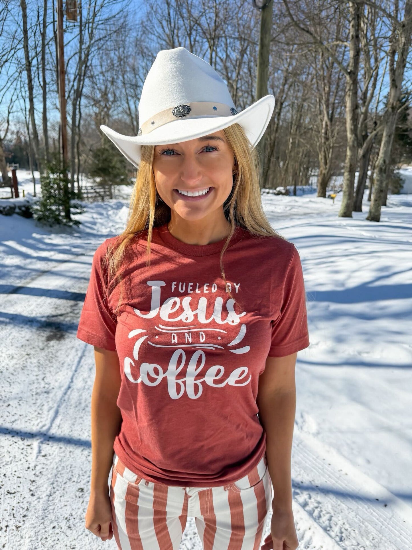 Fueled By Jesus And Coffee Shirt
