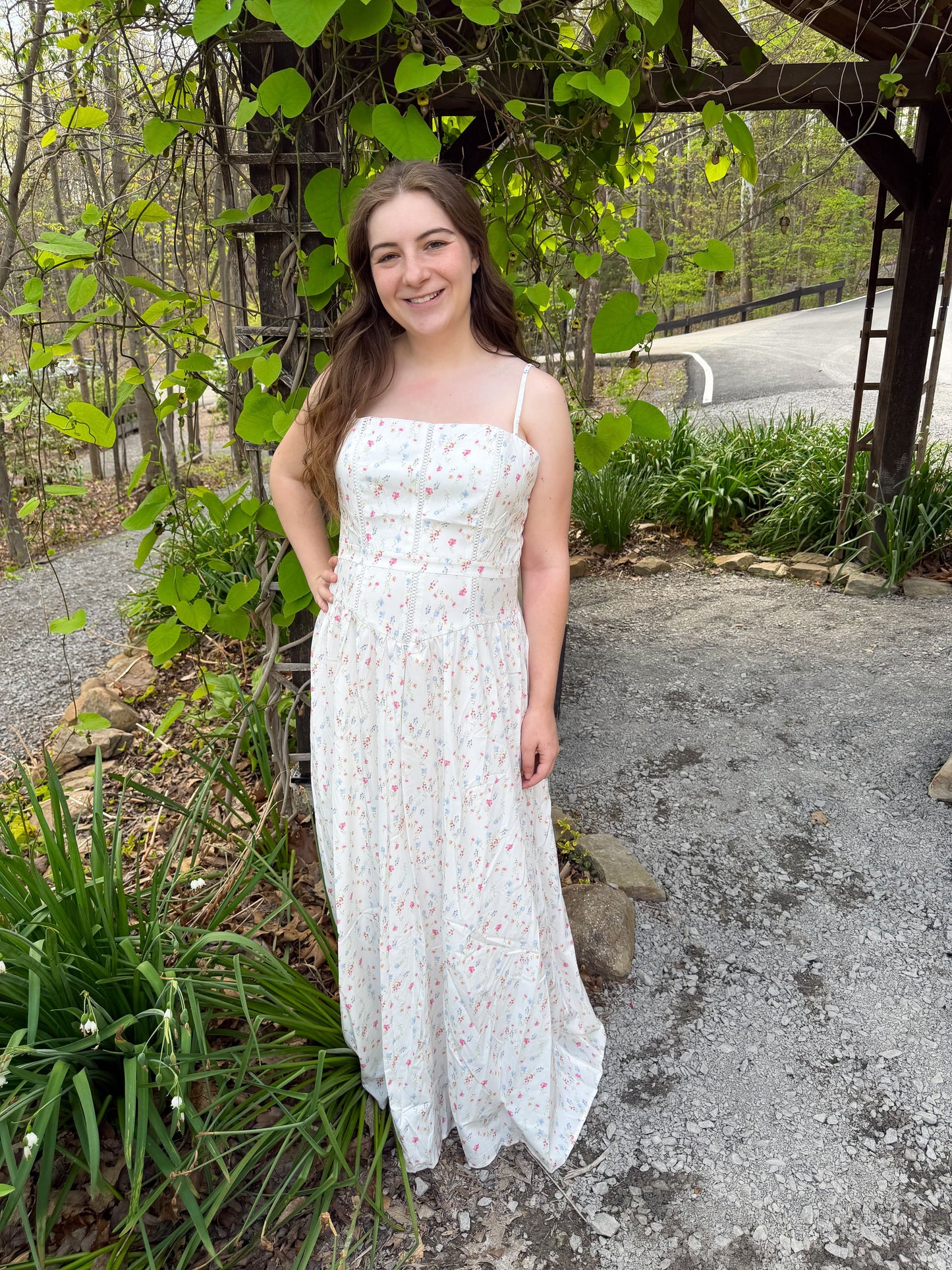 Cottage Bloom Midi Dress