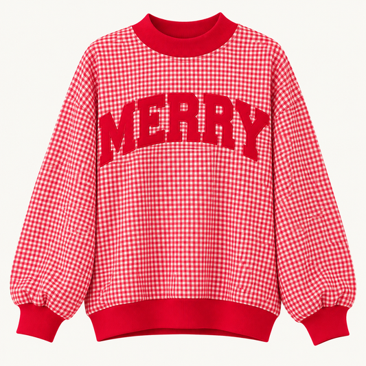 Merry Mock Neck Sweatshirt