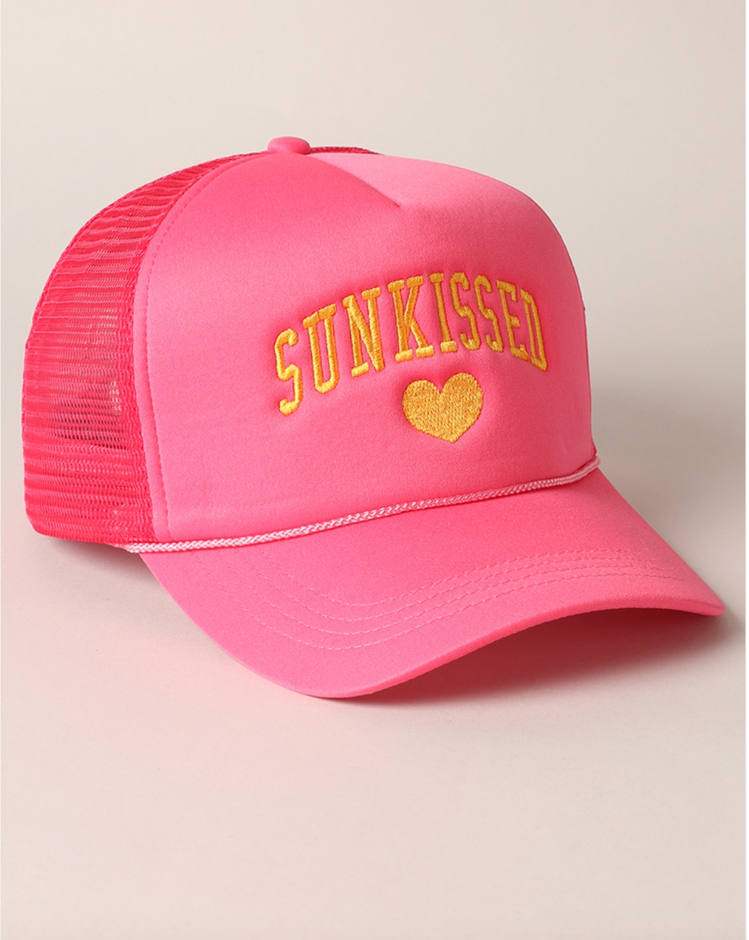 Sunkissed Embroidered Trucker Hat