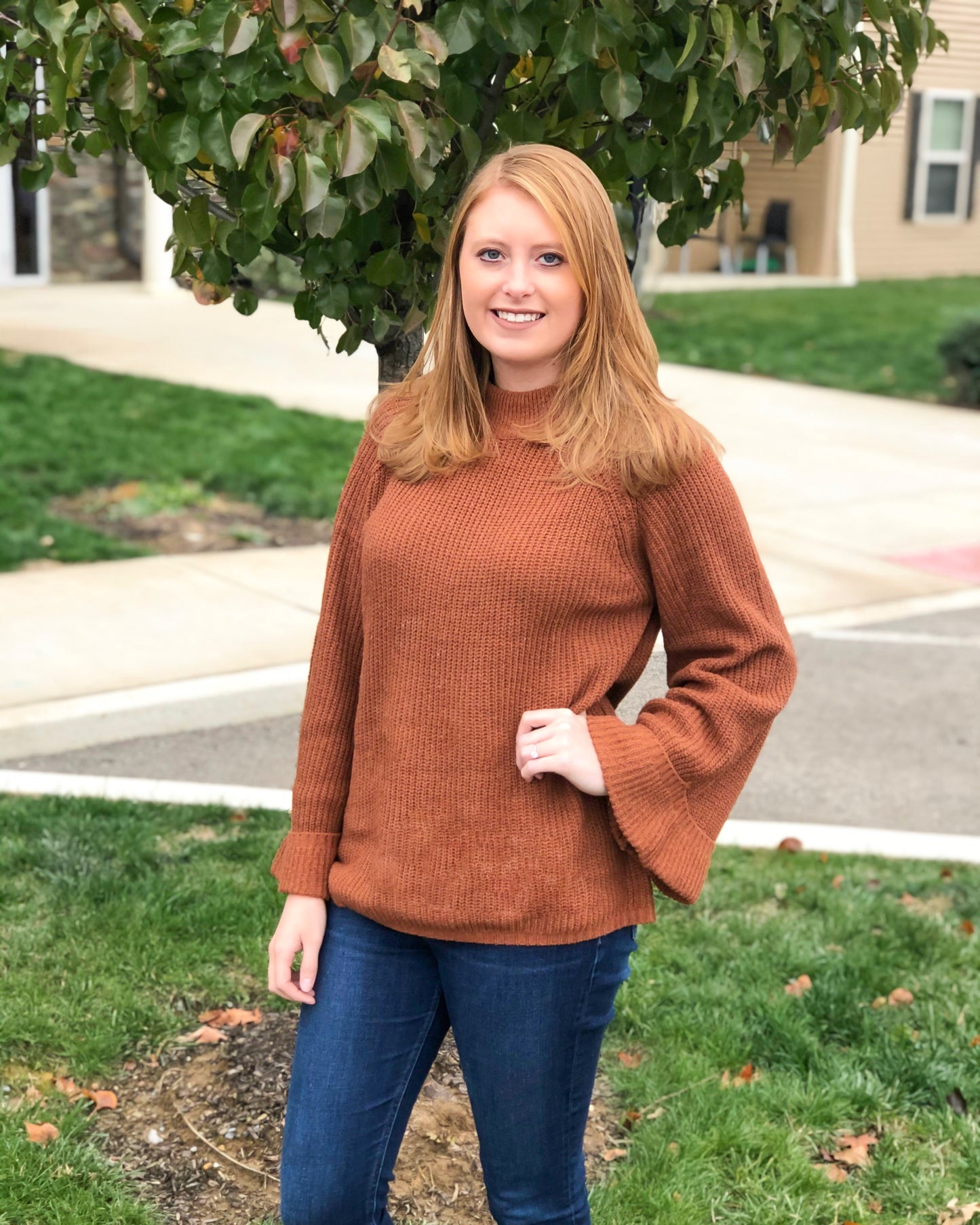 Warm Cinnamon Sweater